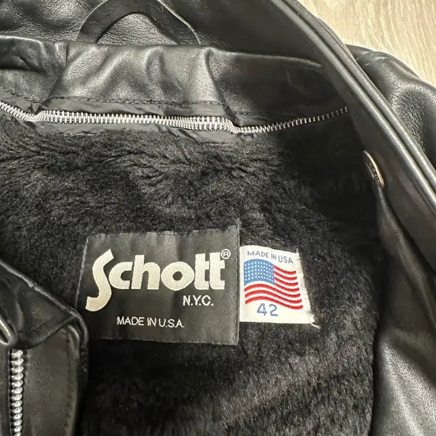 [BUNJANG] Schott 641 Single Rider Leather Jacket / Schott 641 싱글라이더 42사이즈 (L~XL)