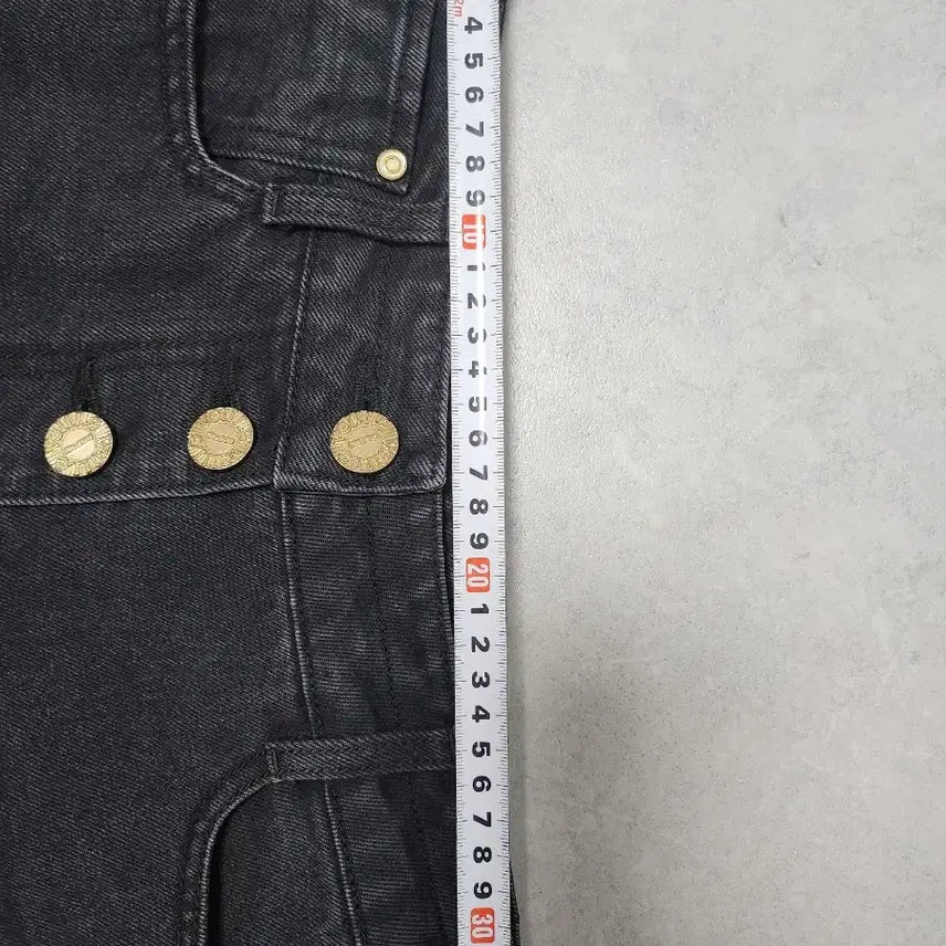 [BUNJANG] Object Black Denim Pants / 오브제 블랙 데님팬츠
