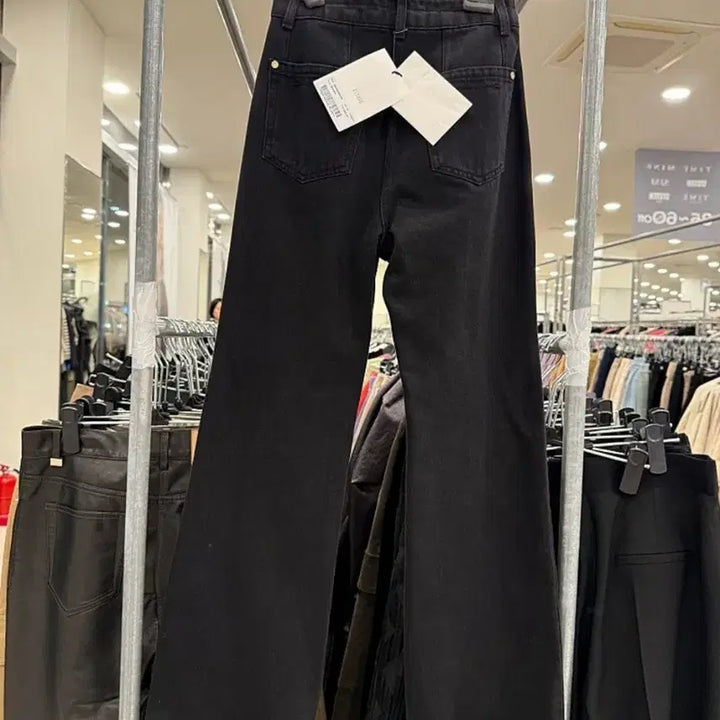 [BUNJANG] Object Black Denim Pants / 오브제 블랙 데님팬츠