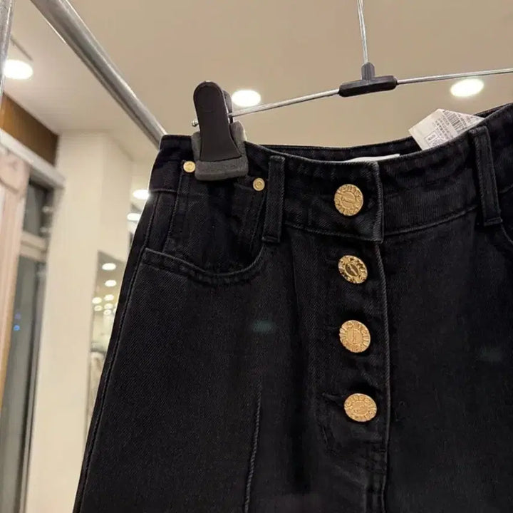 [BUNJANG] Object Black Denim Pants / 오브제 블랙 데님팬츠