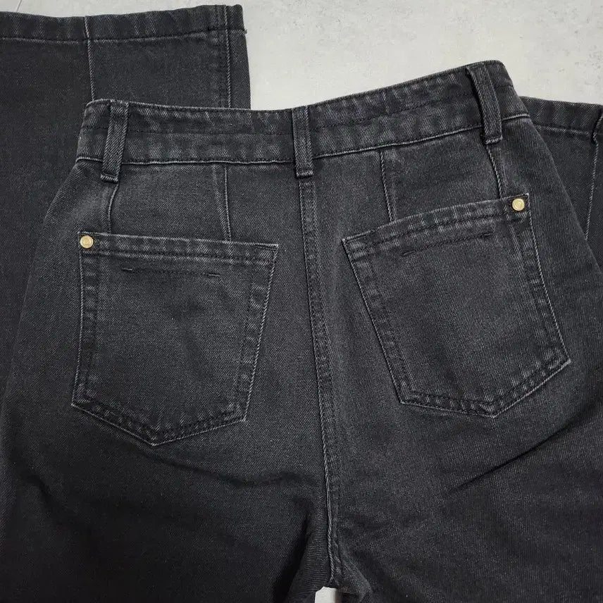 [BUNJANG] Object Black Denim Pants / 오브제 블랙 데님팬츠