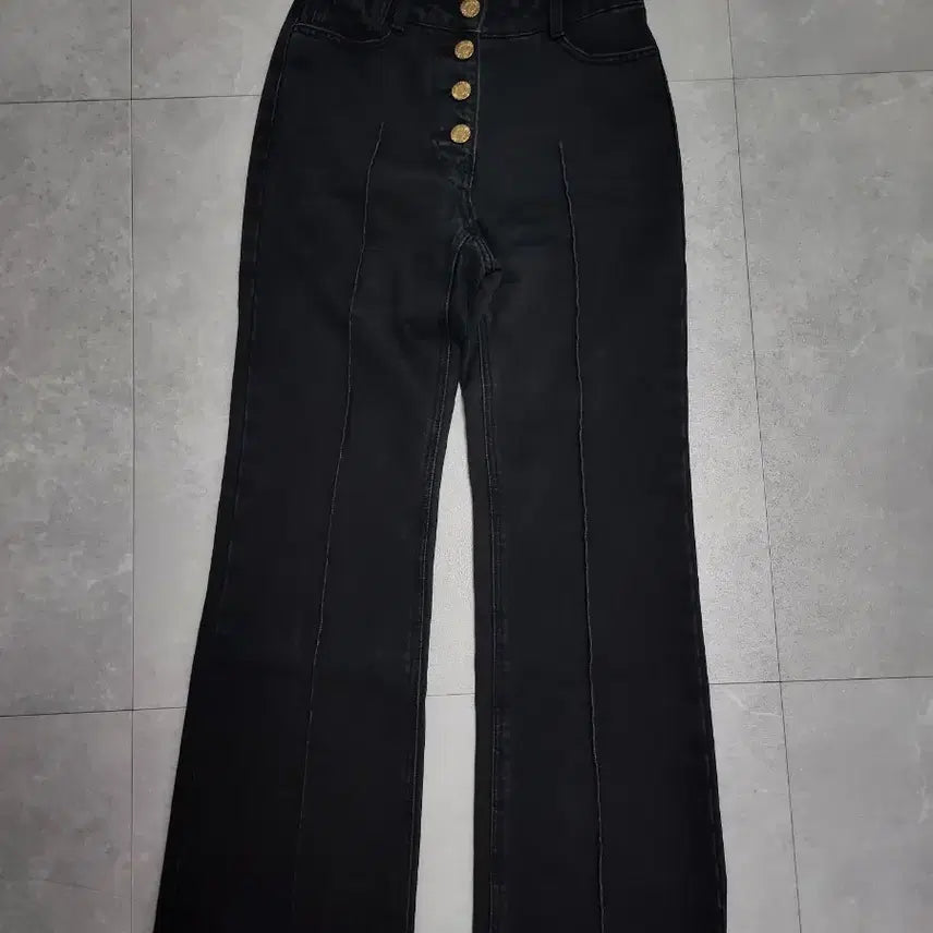 [BUNJANG] Object Black Denim Pants / 오브제 블랙 데님팬츠