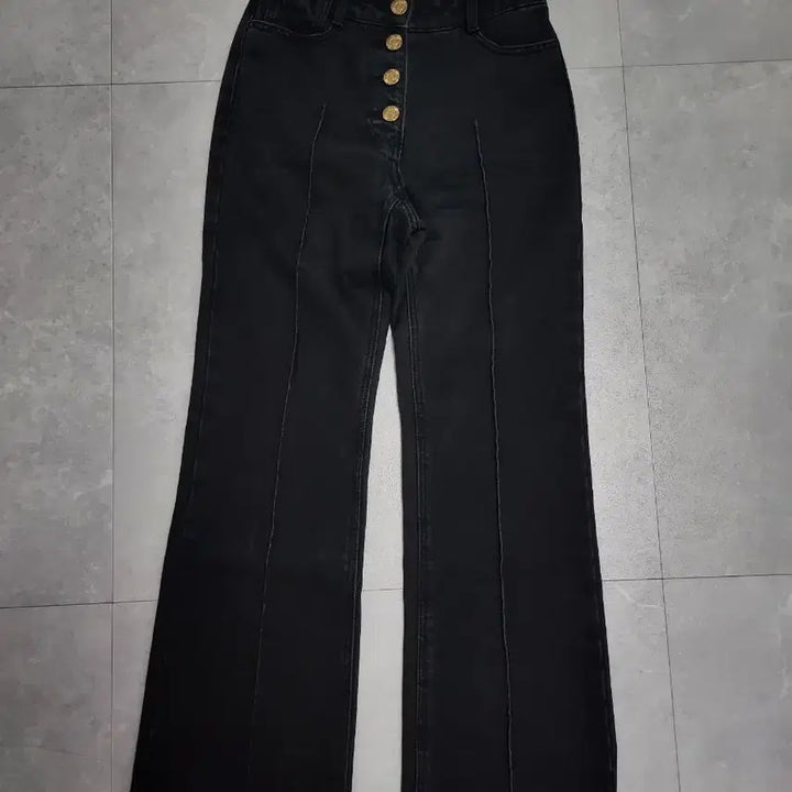 [BUNJANG] Object Black Denim Pants / 오브제 블랙 데님팬츠