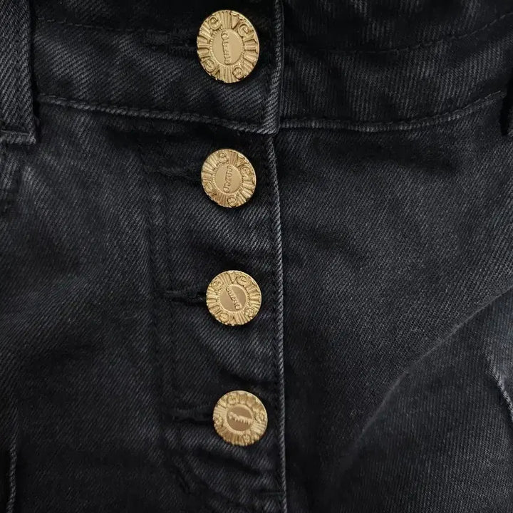 [BUNJANG] Object Black Denim Pants / 오브제 블랙 데님팬츠