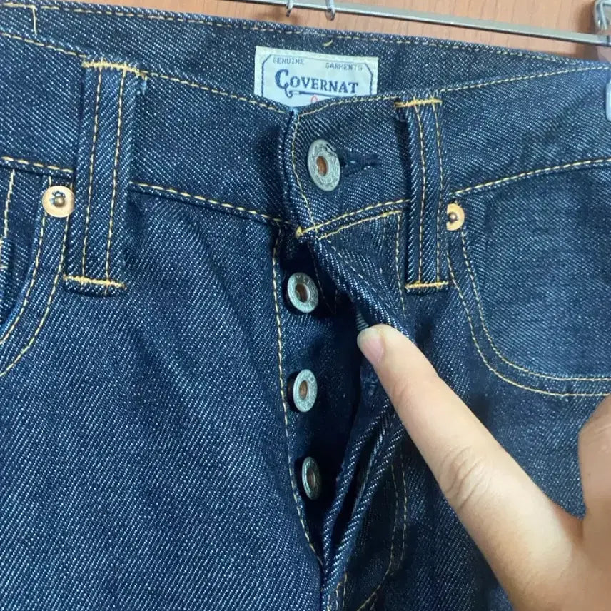 [BUNJANG] COVERNAT Selvedge Slim Fit Denim Pants / [COVERNAT] 커버낫 셀비지 JAPAN-MADE 슬림핏 30사이즈