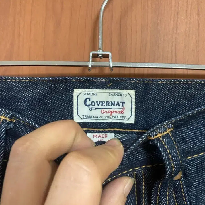[BUNJANG] COVERNAT Selvedge Slim Fit Denim Pants / [COVERNAT] 커버낫 셀비지 JAPAN-MADE 슬림핏 30사이즈