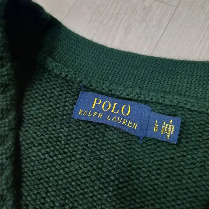 [BUNJANG] Polo Ralph Lauren 50th Anniversary Patch Wool Cardigan / 폴로 랄프로렌 50주년 패치 울 가디건 L사이즈