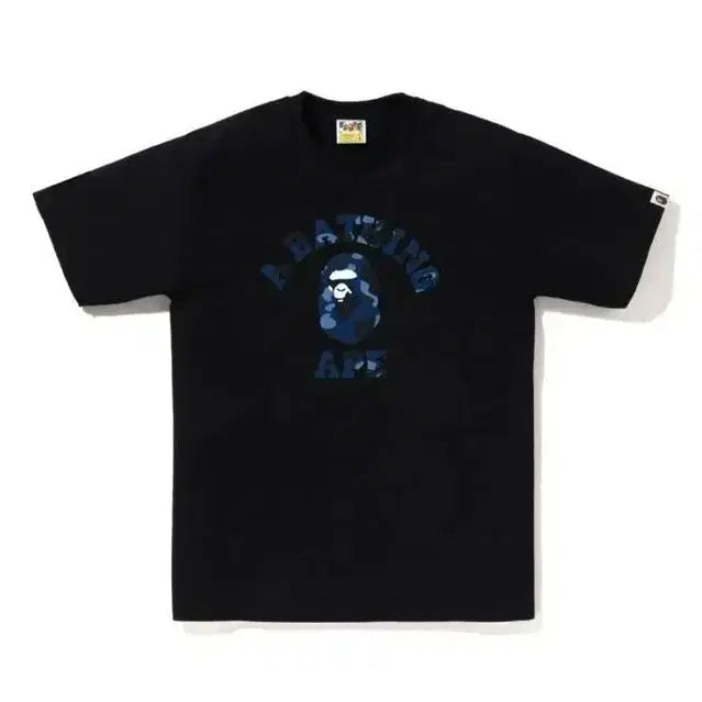 [BUNJANG] BAPE Color Camo College T-shirt / 베이프 컬러 카모 컬리지 반팔티