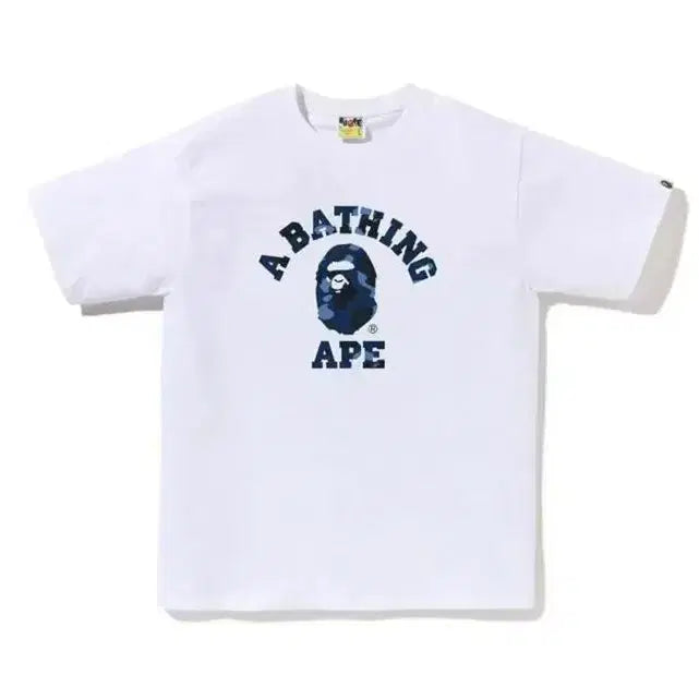 [BUNJANG] BAPE Color Camo College T-shirt / 베이프 컬러 카모 컬리지 반팔티
