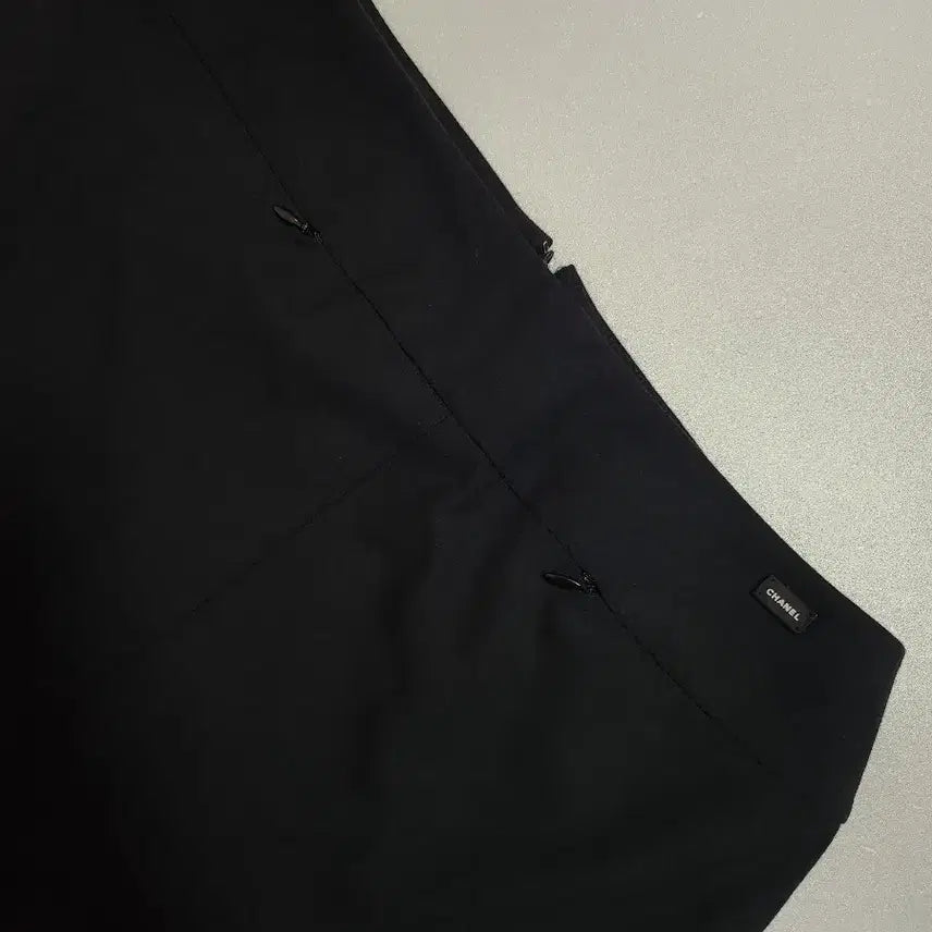 [BUNJANG] Chanel Black Wool Blend Skirt / 샤넬 블랙 스커트