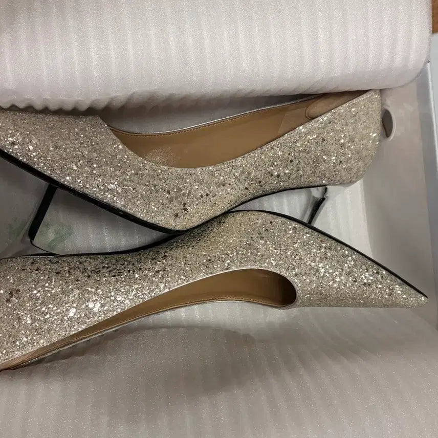 [BUNJANG] Le Monchel Vanilla White 7cm Heels / 르몽쉐 바닐라 화이트 245 7cm