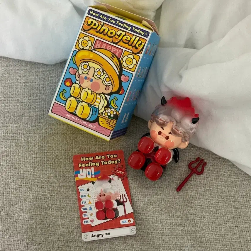 [BUNJANG] POP MART Pinocchios Jelly Figure - Angry / 팝마트 피노젤리 피규어 -오늘 기분 어때 (Angry)