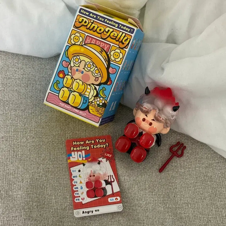 [BUNJANG] POP MART Pinocchios Jelly Figure - Angry / 팝마트 피노젤리 피규어 -오늘 기분 어때 (Angry)