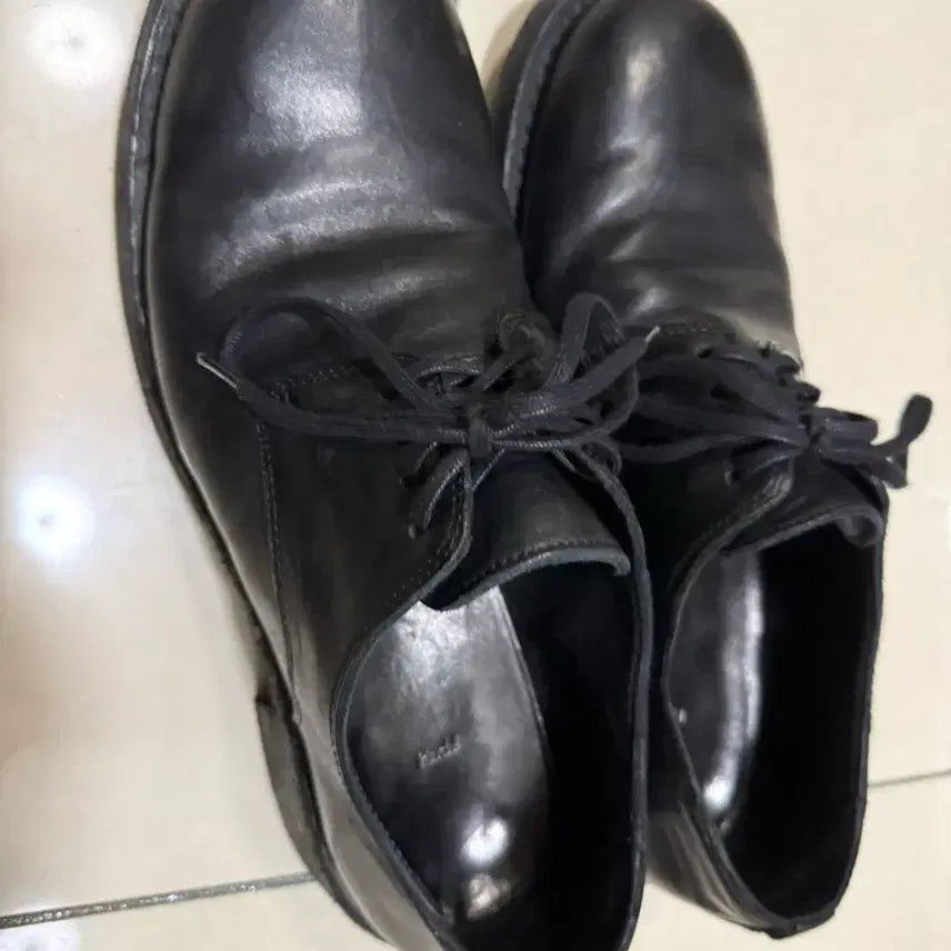 [BUNJANG] Kinchi 649 Black Leather Shoes / 킨치 649 270사이즈