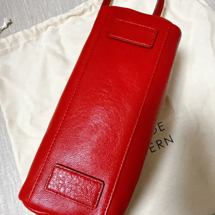 [SOLD OUT] 파사드패턴 빈티지 캐빈백 red