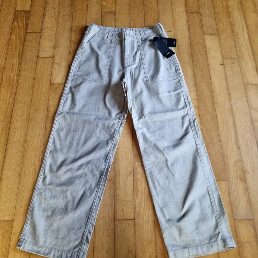[BUNJANG] Musinsa Standard Wide Replica Fatigue Pants Beige 30 / 무신사스탠다드 와이드 레플리카 퍼티그 팬츠 베이지 30 새상품