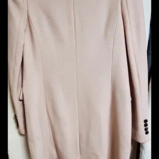 [BUNJANG] Pink Puff Wool Jacket / 핑크색 퍼프 모직 자켓