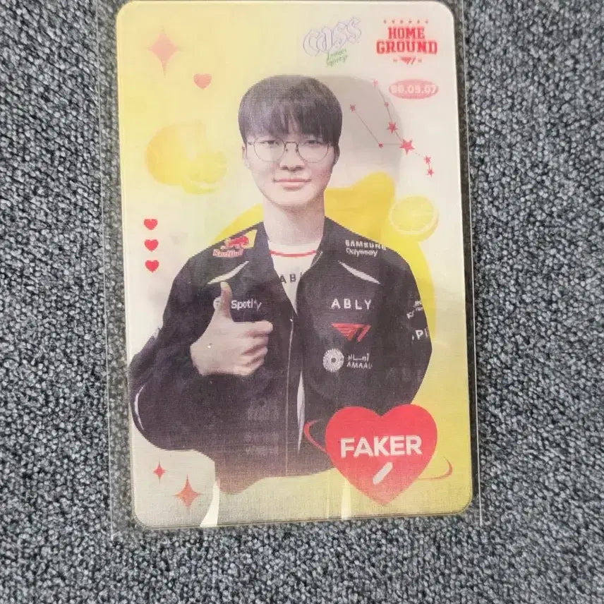 [BUNJANG] T1 Faker Lenticular Photocard / 티원 T1 카스 페이커 랜덤 렌티큘러 포토카드faker photocard