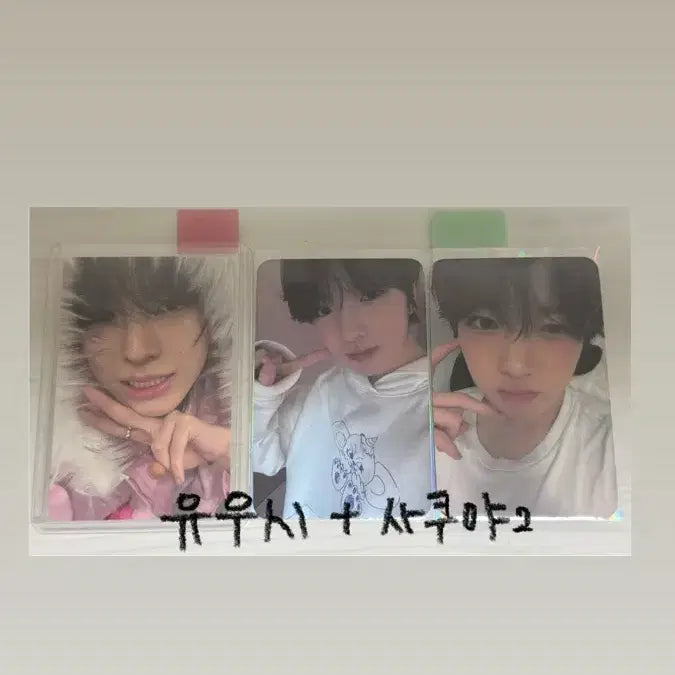 [BUNJANG] NCT Wish Miracle Yuushi &amp; Sakuya Photocard Bundle Set / 엔위시 미라클유우시,사쿠야생카포카 일괄