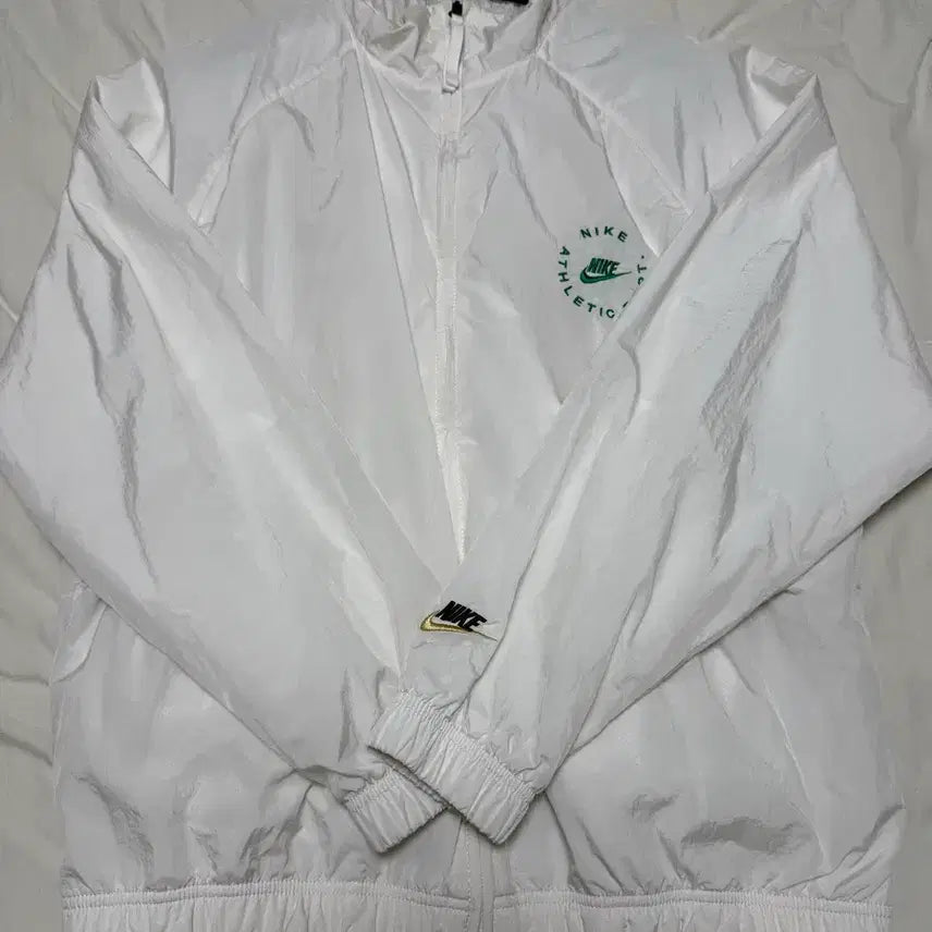 [BUNJANG] Nike White Windbreaker Jacket L / 나이키 화이트 바람막이 자켓 L