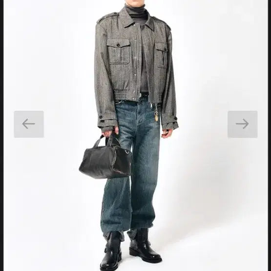 [BUNJANG] 라벨아카이브 ron bag black tan / 라벨아카이브 ron bag black tan