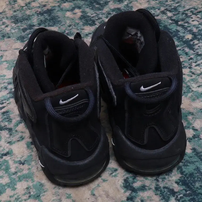 [BUNJANG] Supreme Nike Uptempo Black Sneakers / Supreme 슈프림 나이키 업템포 블랙 260