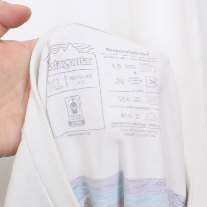 [BUNJANG] Patagonia Logo Graphic T-Shirt (XL) / [정품] 파타고니아 남성 로고 그래픽 반팔 라운드 티셔츠 (XL) 상상샵