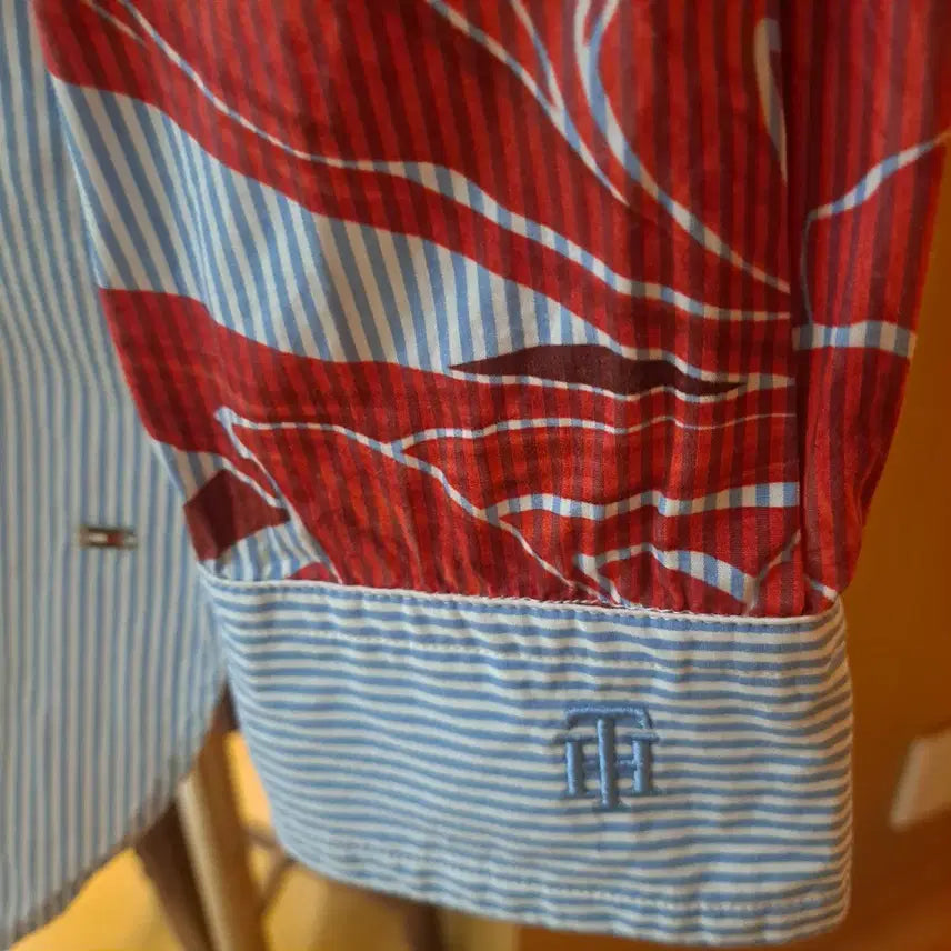 [BUNJANG] Tommy Hilfiger Loose Fit Striped Shirt / 타미힐피거 루즈핏셔츠 32사이즈