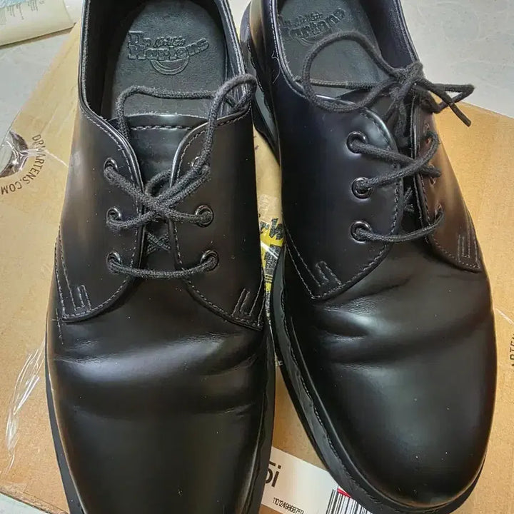 [BUNJANG] Dr. Martens 1461 Mono Black Shoes / 닥터마틴 1461 모노 블랙 uk7 260사이즈
