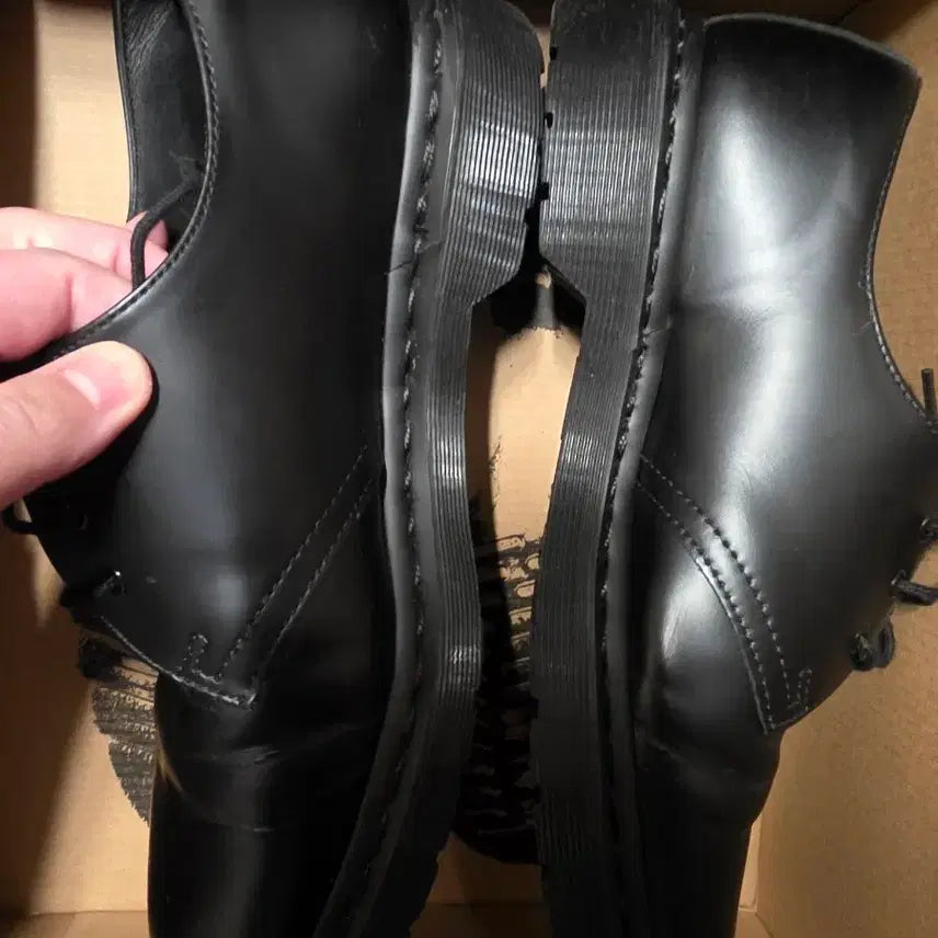 [BUNJANG] Dr. Martens 1461 Mono Black Shoes / 닥터마틴 1461 모노 블랙 uk7 260사이즈