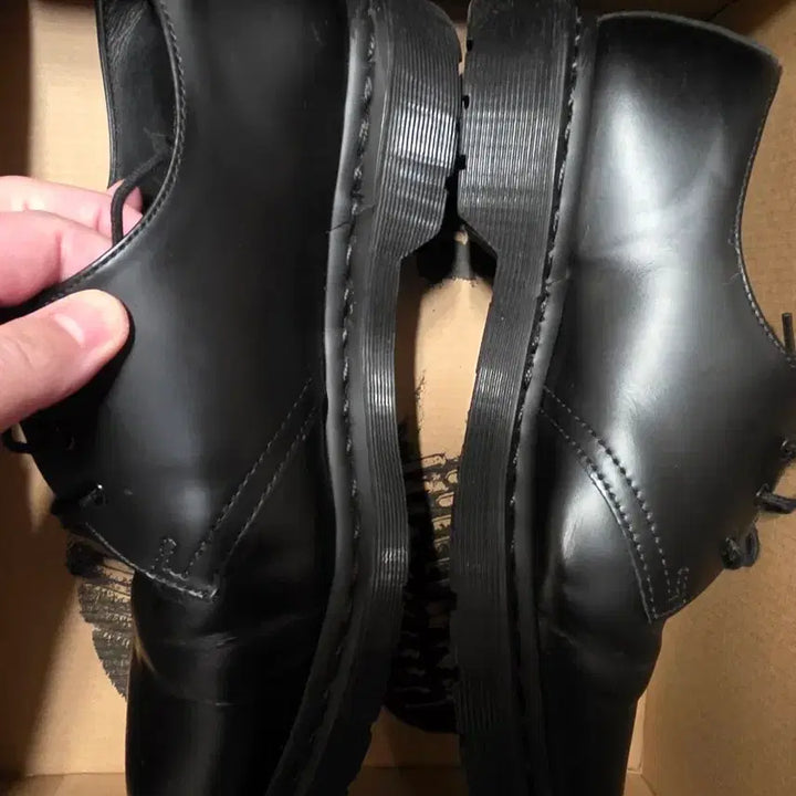 [BUNJANG] Dr. Martens 1461 Mono Black Shoes / 닥터마틴 1461 모노 블랙 uk7 260사이즈