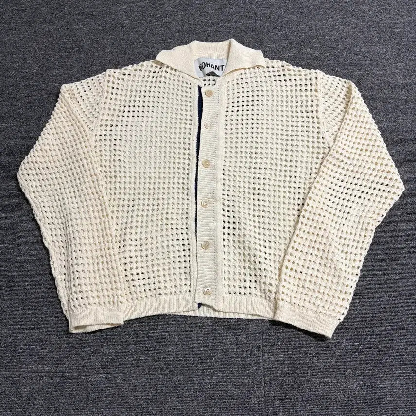 [BUNJANG] NOHANT Crochet Knit Cardigan / 노앙 크로쉐 니트 가디건