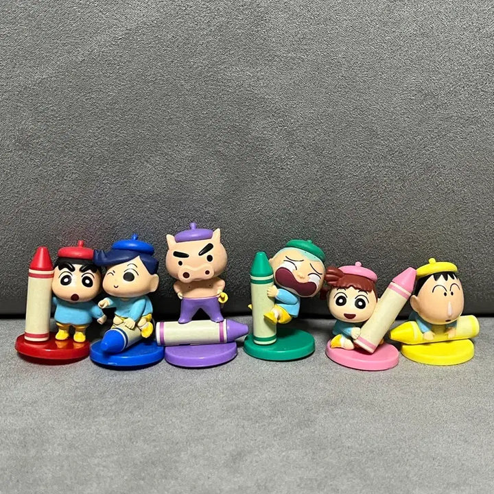 [BUNJANG] Crayon Shin-chan Graffiti Collection Figure (Series 1) / 짱구 크레용 낙서컬렉션 가챠 1탄