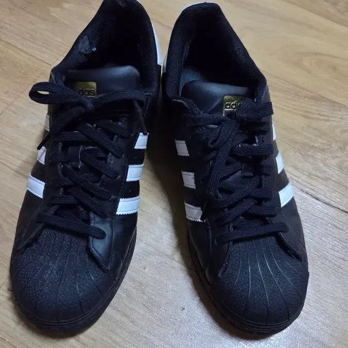 [BUNJANG] Adidas Superstar 280 Black Sneakers / 아디다스 슈퍼스타 280블랙