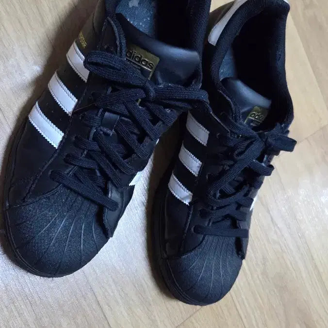 [BUNJANG] Adidas Superstar 280 Black Sneakers / 아디다스 슈퍼스타 280블랙