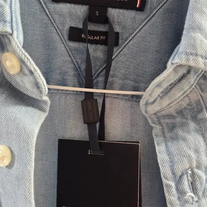 [BUNJANG] Tommy Hilfiger Denim Shirt S Light Blue / 타미힐피거 데님 셔츠 S 라이트 블루