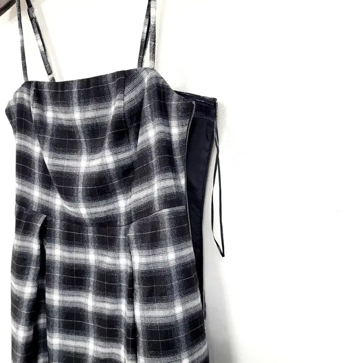 [BUNJANG] Pomelo Check Side Pocket Dress / +포멜로 체크 사이드 포켓 드레스 Y950