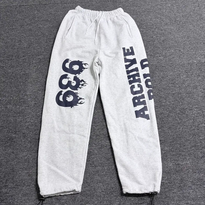 [BUNJANG] Archive Bold 939 Flame Sweatpants M / 아카이브 볼드 939 플레임 스웻 팬츠