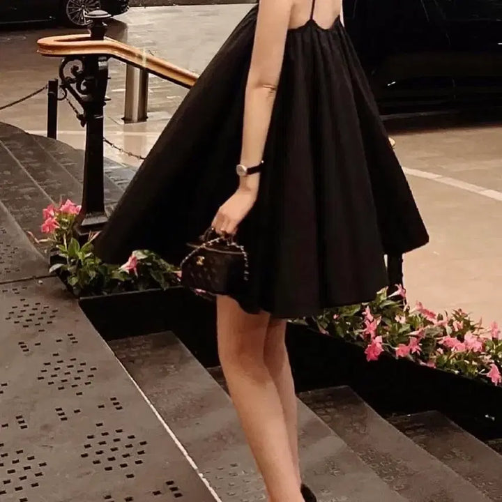 [BUNJANG] Thelaurent Monaco Mini Dress Black / 더로랑 모나코미니드레스 thelaurent monacominidress