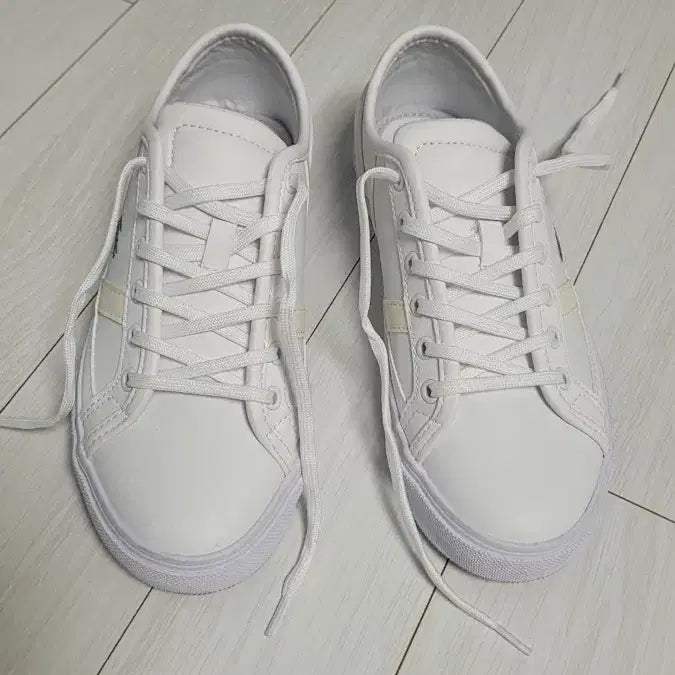 [BUNJANG] Lacoste White Sneakers / 라코스테 흰색 스니커즈 운동화