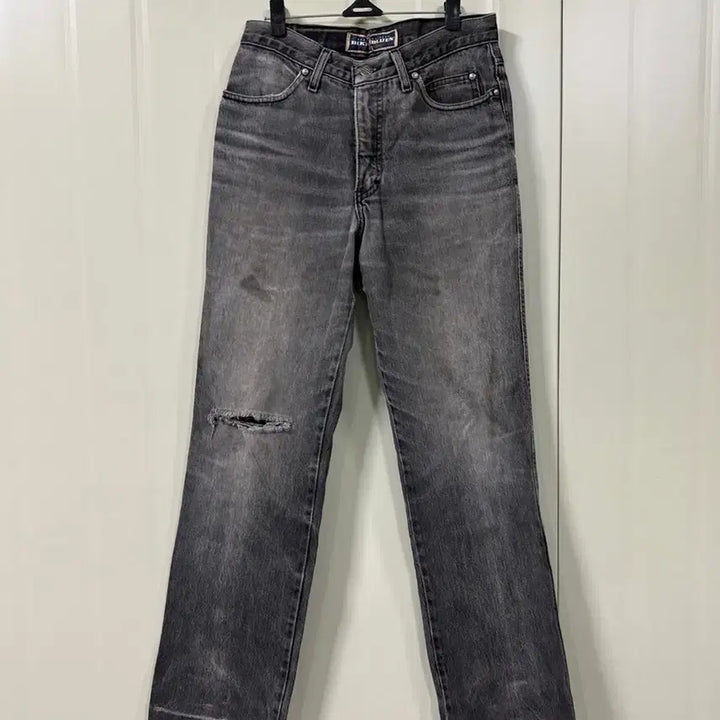 [BUNJANG] 90s Harley-Davidson Biker Black Denim Jeans USA Made Size 29 / 90s USA 할리데이비슨 바이커 흑청 데님