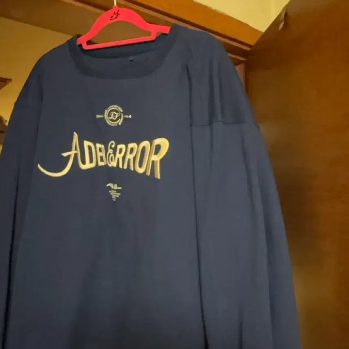 [BUNJANG] ADER Error Very Logo Sweatshirt Navy / 아더에러 베리프로고 맨투맨 네이비