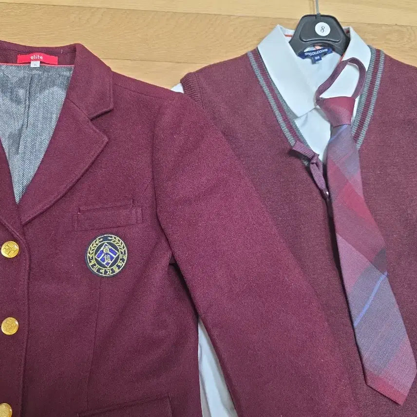 [BUNJANG] Elite School Uniform Set / 예쁜 여자교복 춘추동계용 교복짧치 세트d33