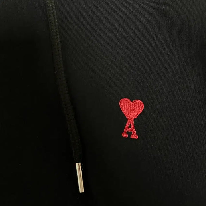 [BUNJANG] AMI Black Hoodie L / 아미 검정 후드티