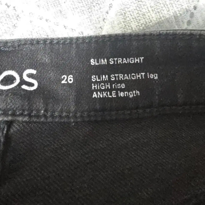 [BUNJANG] COS Straight Fit Black Denim Jeans / 코스 스트레이트핏 블랙 데님 26