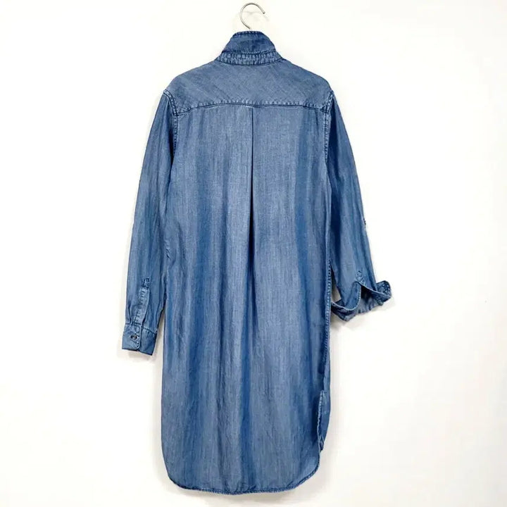 [BUNJANG] CHELSEA&amp;THEODORE Denim Shirt Dress Y954 / CHELSEA&amp;THEODORE 첼시앤테오도르 데님 셔츠 원피스 Y954