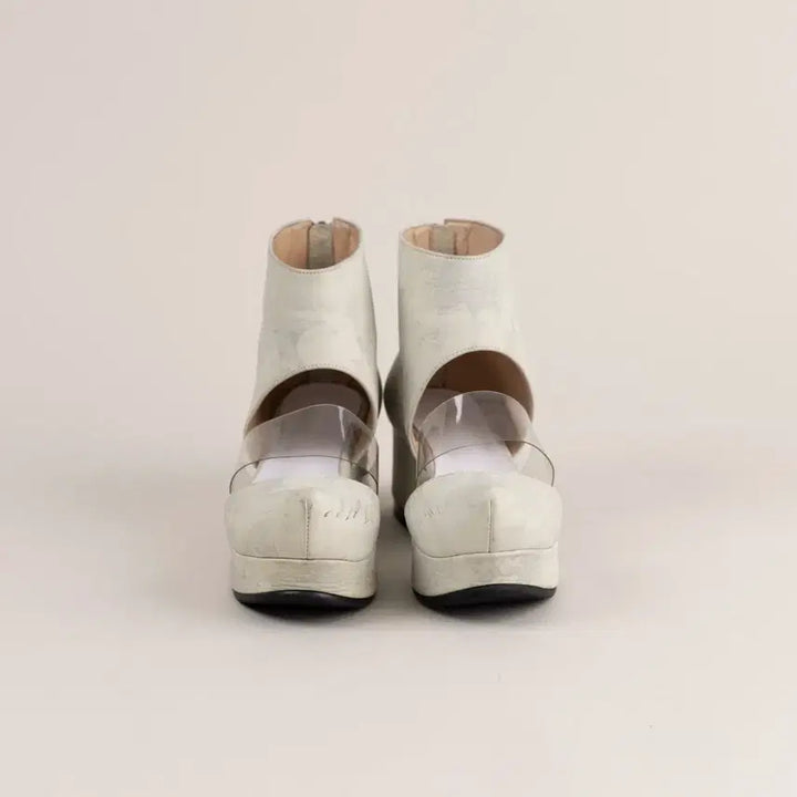 [SOLD OUT] 플랫아파트먼트 한복 모티브 웨지힐 부츠 240