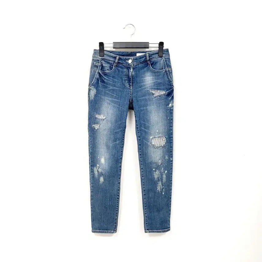 [BUNJANG] SJSJ Denim Jeans / SJSJ 데미지 워싱 청바지 매장판 Y955