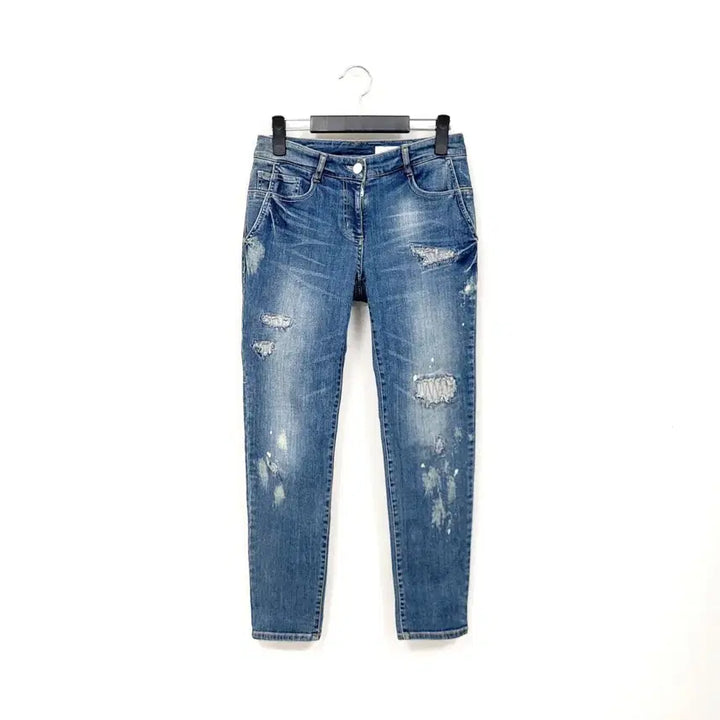 [BUNJANG] SJSJ Denim Jeans / SJSJ 데미지 워싱 청바지 매장판 Y955