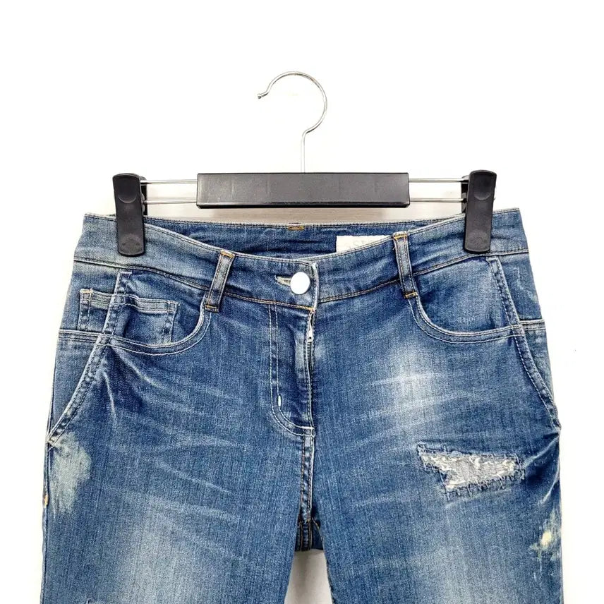 [BUNJANG] SJSJ Denim Jeans / SJSJ 데미지 워싱 청바지 매장판 Y955